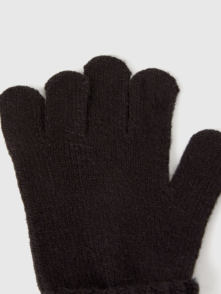 KNITTED GLOVES Junior Boy image number 2
